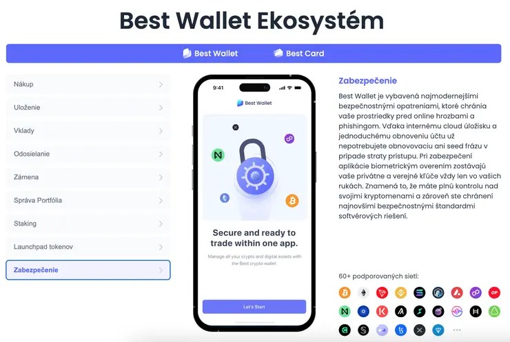 Best Wallet ako kúpiť kryptomeny bezpečne