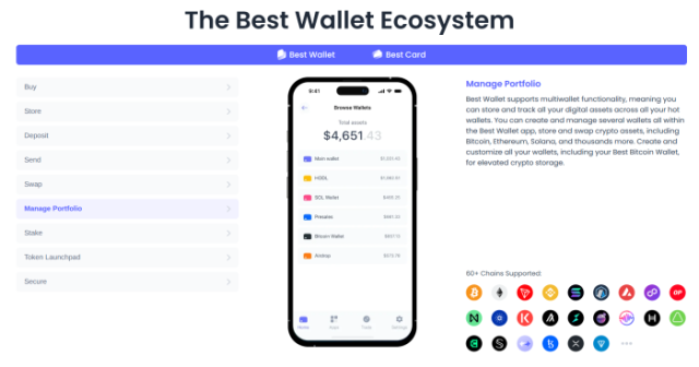 Best Wallet ecosystem demonstration.