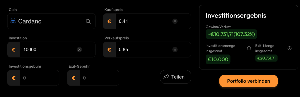 Cardano Entwicklung