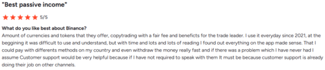 Binance Real User Reviews and Experience