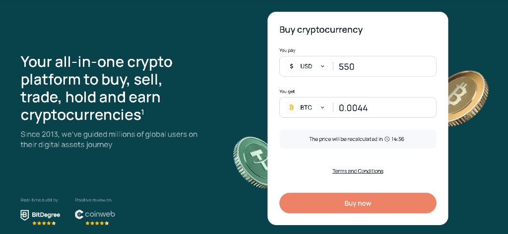 CEX.io és Coinmama egyszerű alternatívák