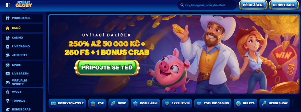 Spins of glory casino bonus