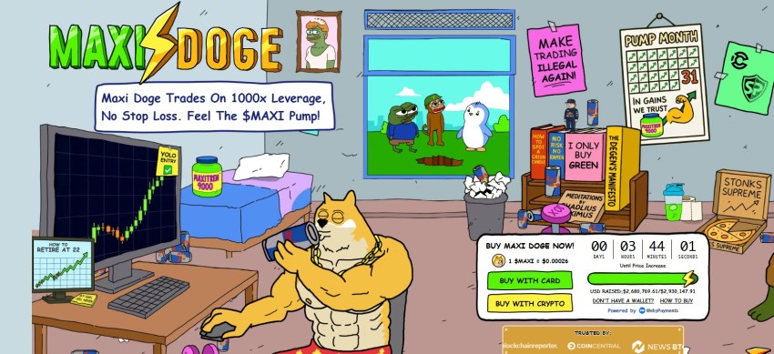 Maxi Doge is een meme coin met potentie om te pumpen.