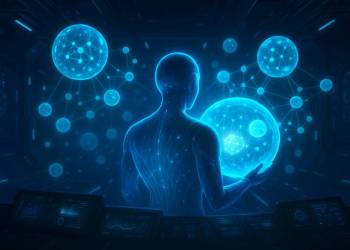 AI วิเคราะห์ข้อมูลบล็อกเชนแบบเรียลไทม์ในห้องควบคุมล้ำยุค