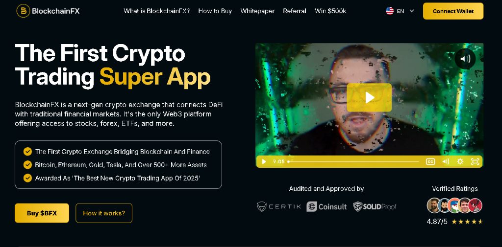 Čo je BlockchainFX (BFX)