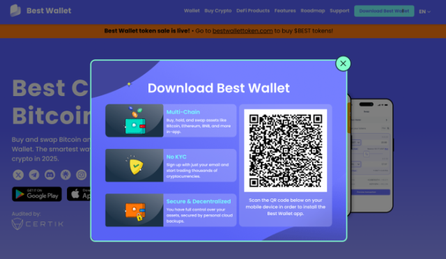 Download Best Wallet instructions from the main website.