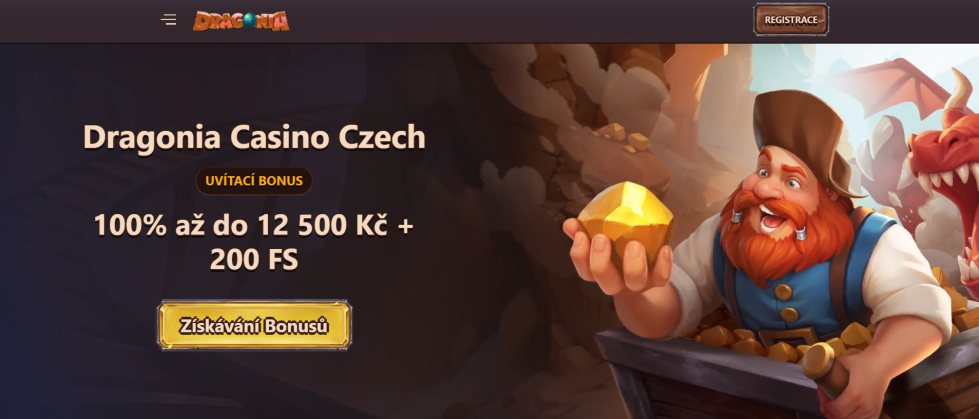 Zahraniční casino bonus za registraci - Dragonia