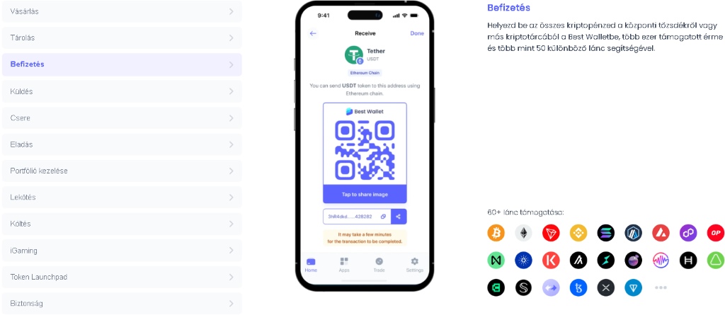 Egyenlegfeltöltés és fizetési mód kiválasztása