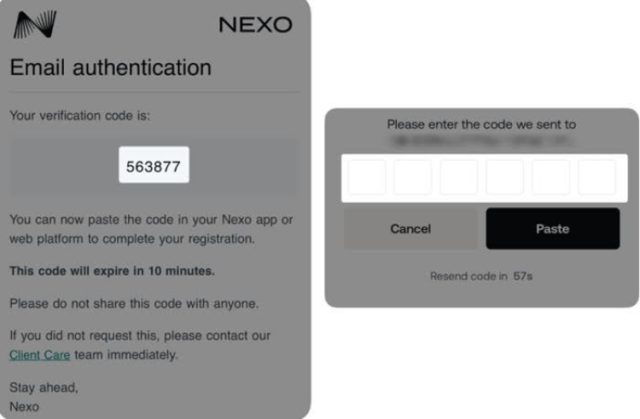 Enter verification code