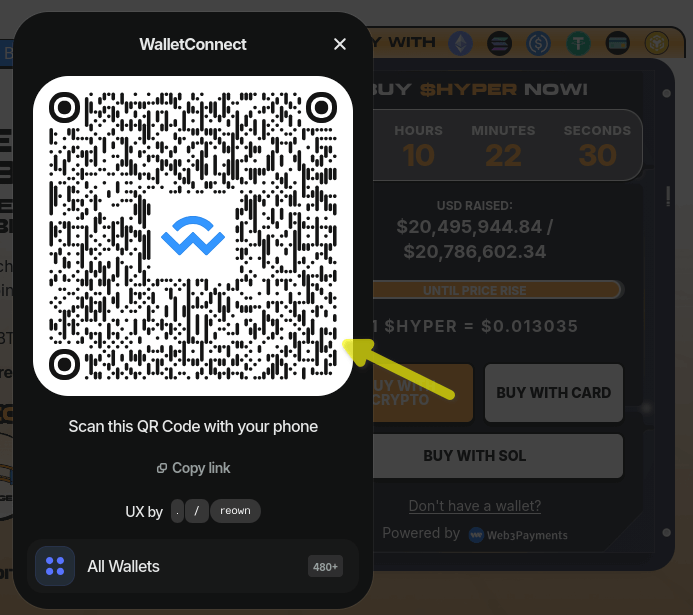 How to connect wallet to crypto presales.