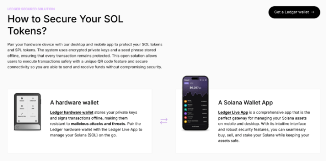 Ledger explanation of the app and hardware interaction.