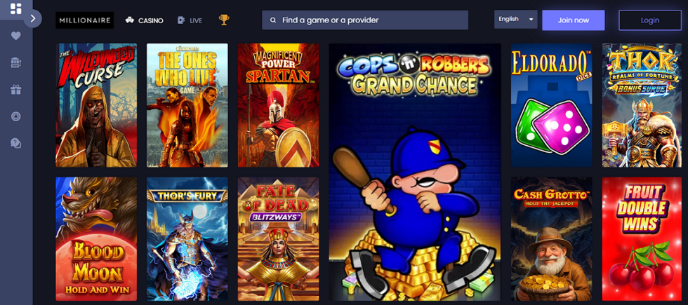 Live casino Millioner