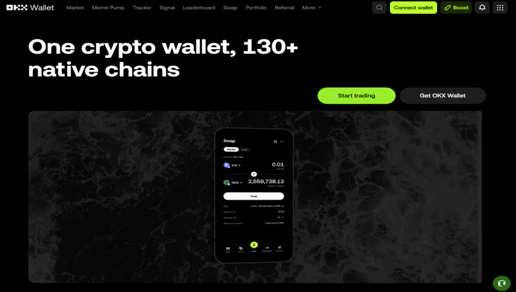 9. OKX Wallet – DeFi i Web3 Bitcoin Novčanik Bez Ograničenja