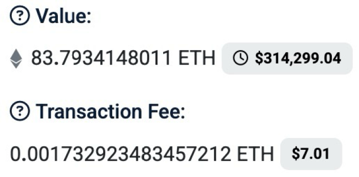  One of the two Maxi Doge ($MAXI) presale purchases.