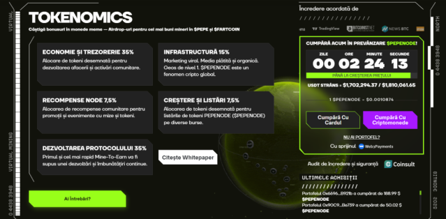 PEPENODE tokenomics