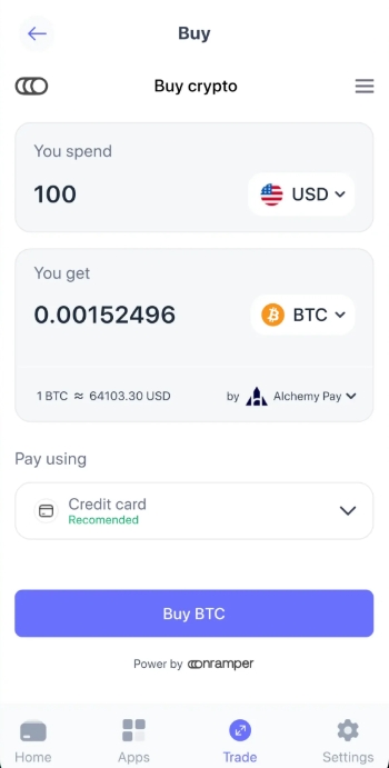 Potvrdite i izvršite trgovinu