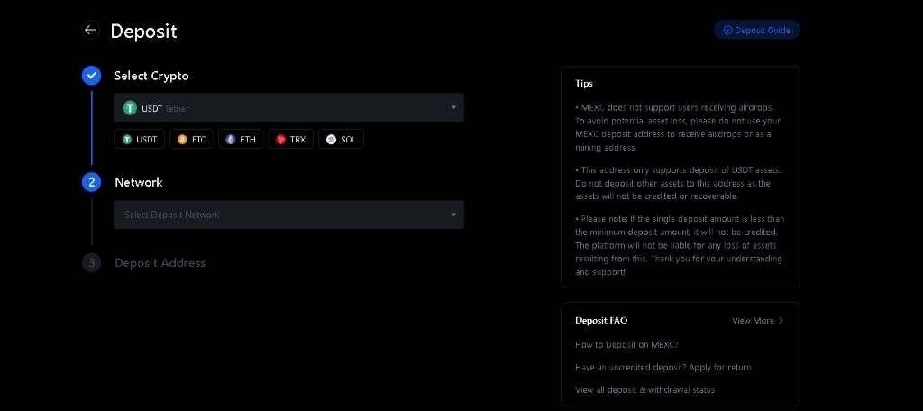 Rahat ödəniş üsulu ilə depozit əlavə edin