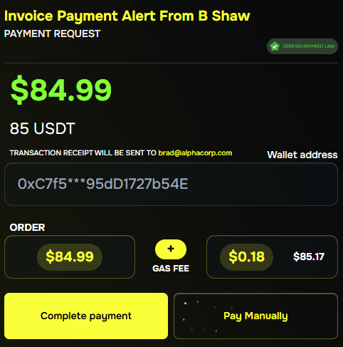 Remittix-Schnittstelle, die Krypto-Zahlungen akzeptiert