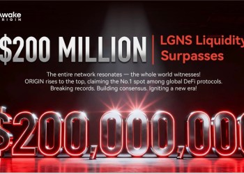 ORIGIN's LGNS Token Shatters Records: $194 Million Liquidity Milestone Cements Dominance in DeFi Arena