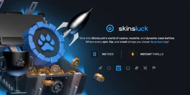 SkinsLuck review 2025 - homepagina