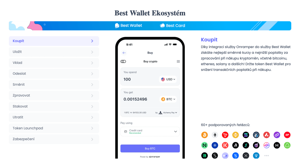 Ekosystém Best Wallet - jak koupit best wallet token