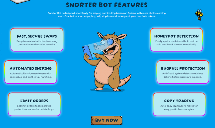 Snorter Bot features that redefine retail trading.