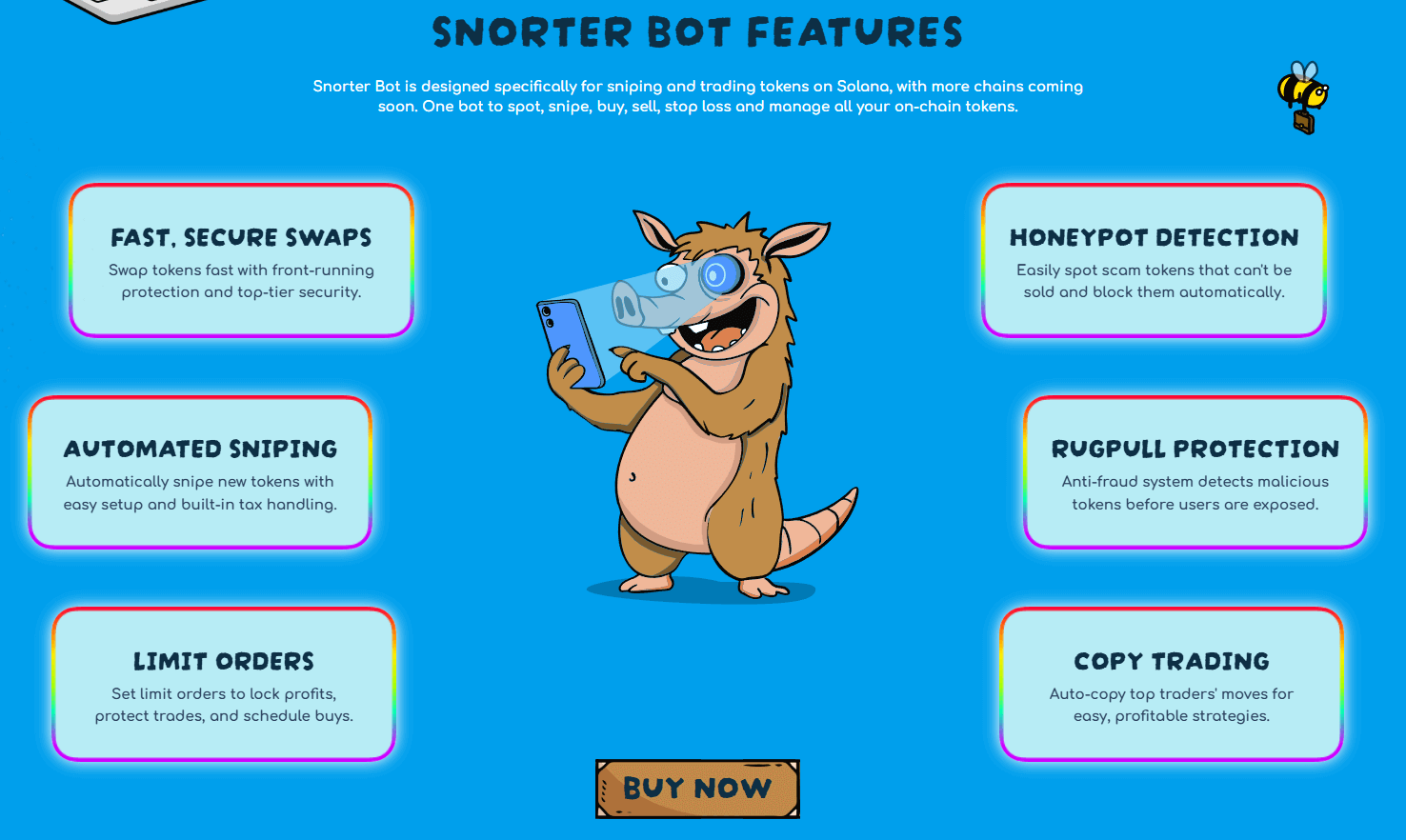 Snorter Bot-Funktionen, die den Einzelhandel neu definieren.