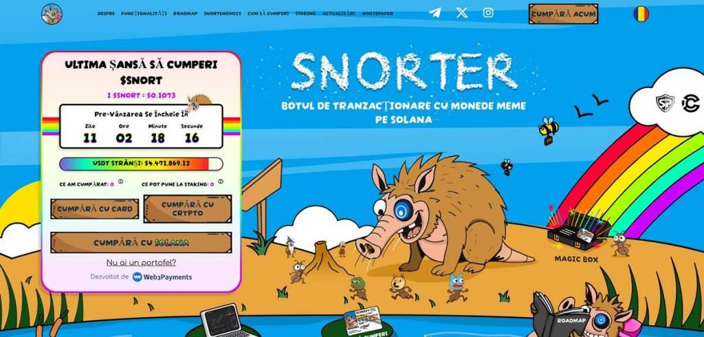 Snorter Token (SNORT) — Botul inteligent care revoluționează comerțul cu criptomonede