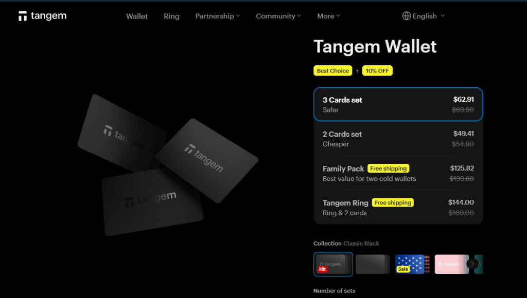 5. Tangem Wallet – Bitcoin Novčanik u Obliku Kartice s NFC Tehnologijom