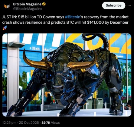 TD Cowen’s 1K Bitcoin Prediction Could Send Bitcoin Hyper ($HYPER) Up 10x