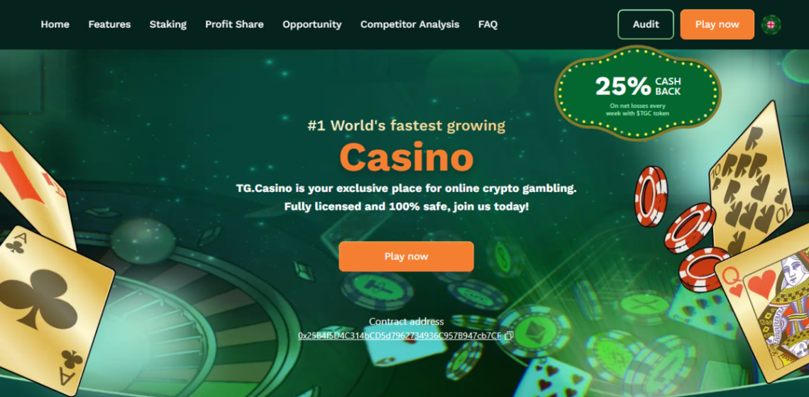 TG Casino apžvalga: analizė ir vertinimas