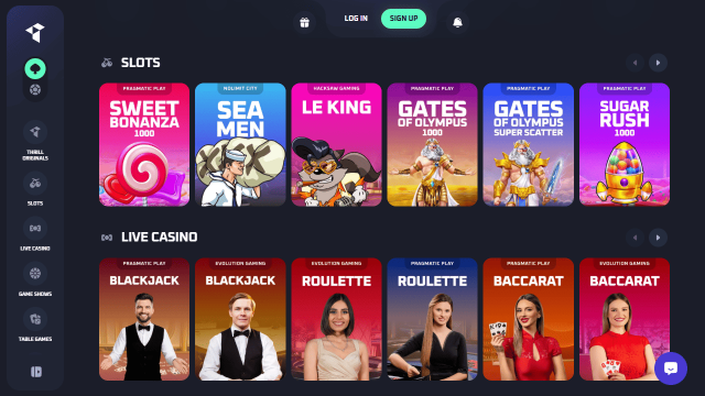 Thrill casino crypto casino