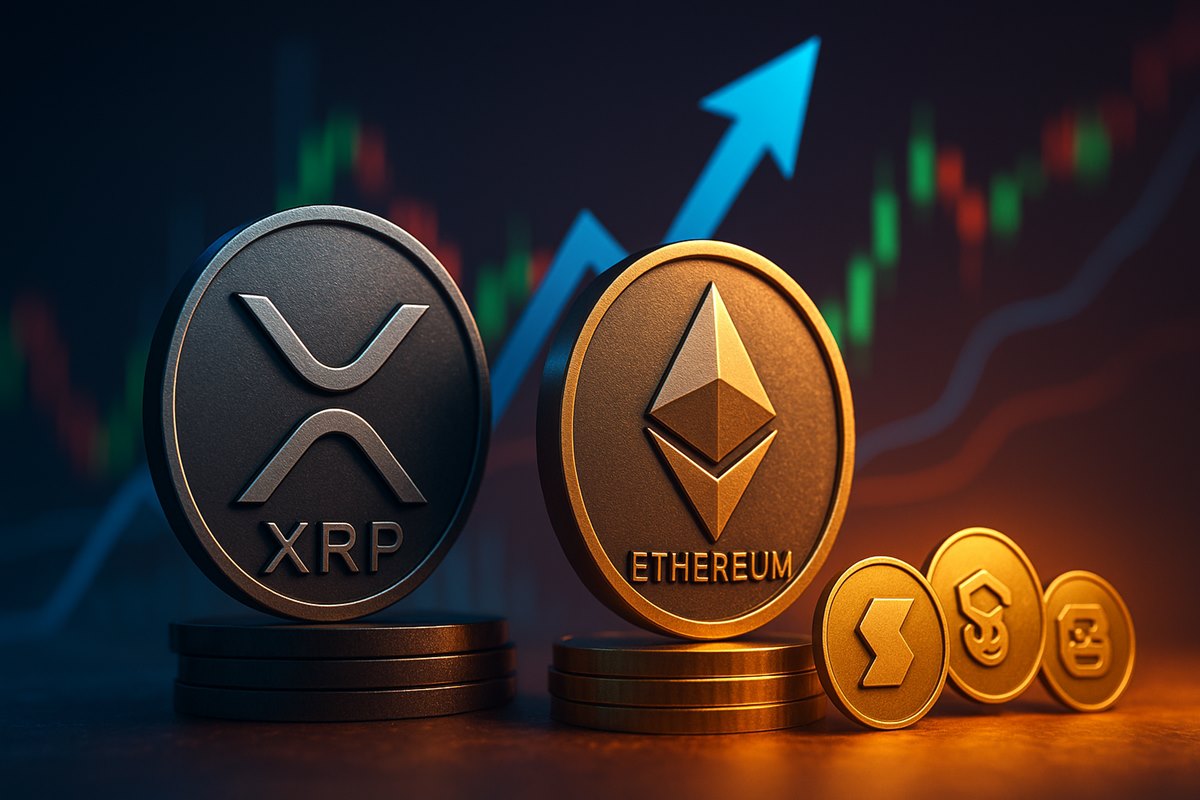 XRPとEthereumが市場回復を主導──今買うべき注目のアルトコイン