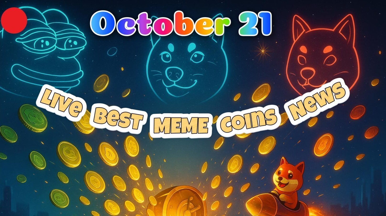 Best Meme Coins Live News Today: Latest Degen Alpha & Market Updates (October 21)