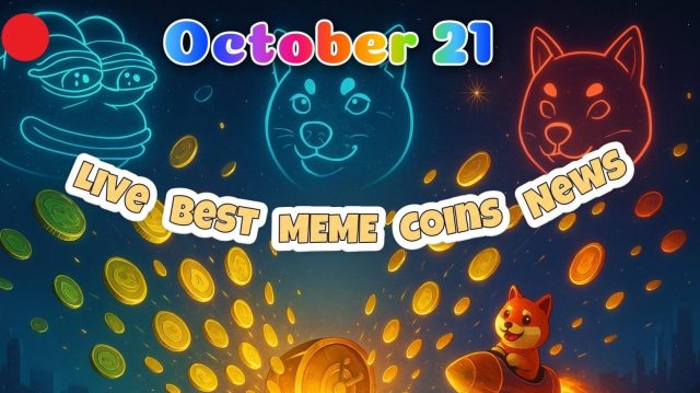 Best Meme Coins Live News Today: Latest Degen Alpha & Market Updates (October 21)