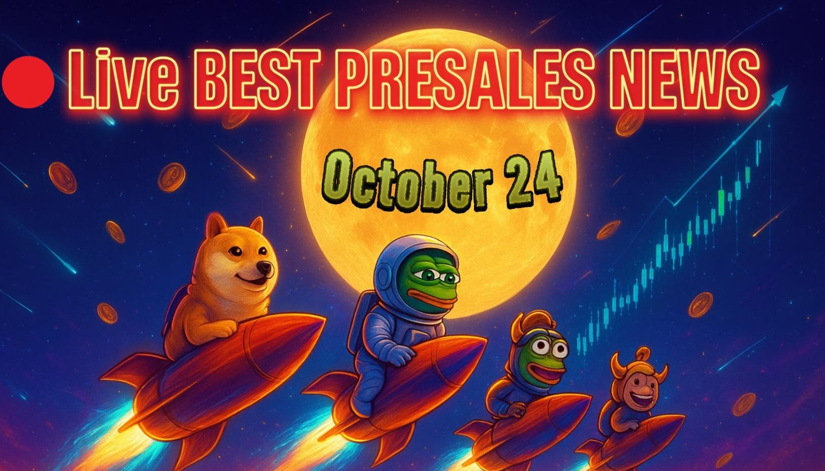 Best Presales Live News Today: Latest Updates on Early Crypto Projects with 10x Potential (October 24)