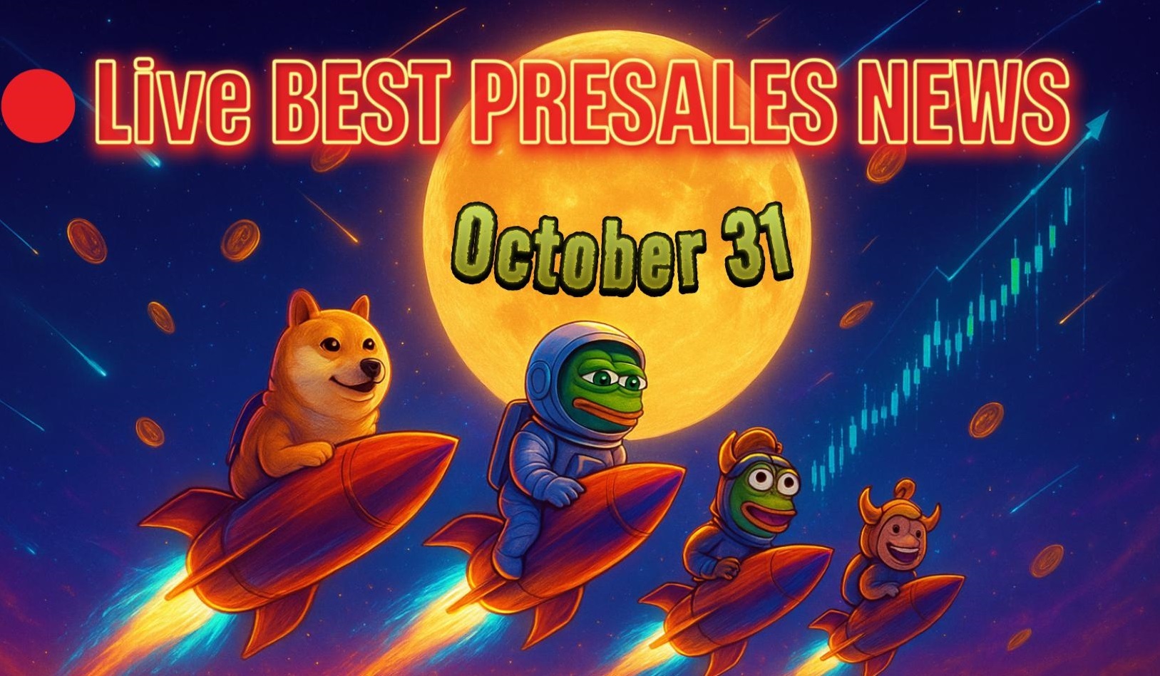 Best Presales Live News Today: Latest Updates on Early Crypto Projects with 10x Potential (October 31)