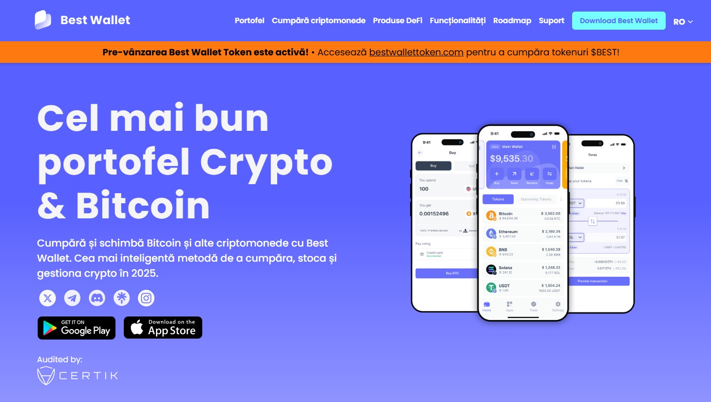 1. Best Wallet – Cel mai complet portofel Cardano pentru 2025