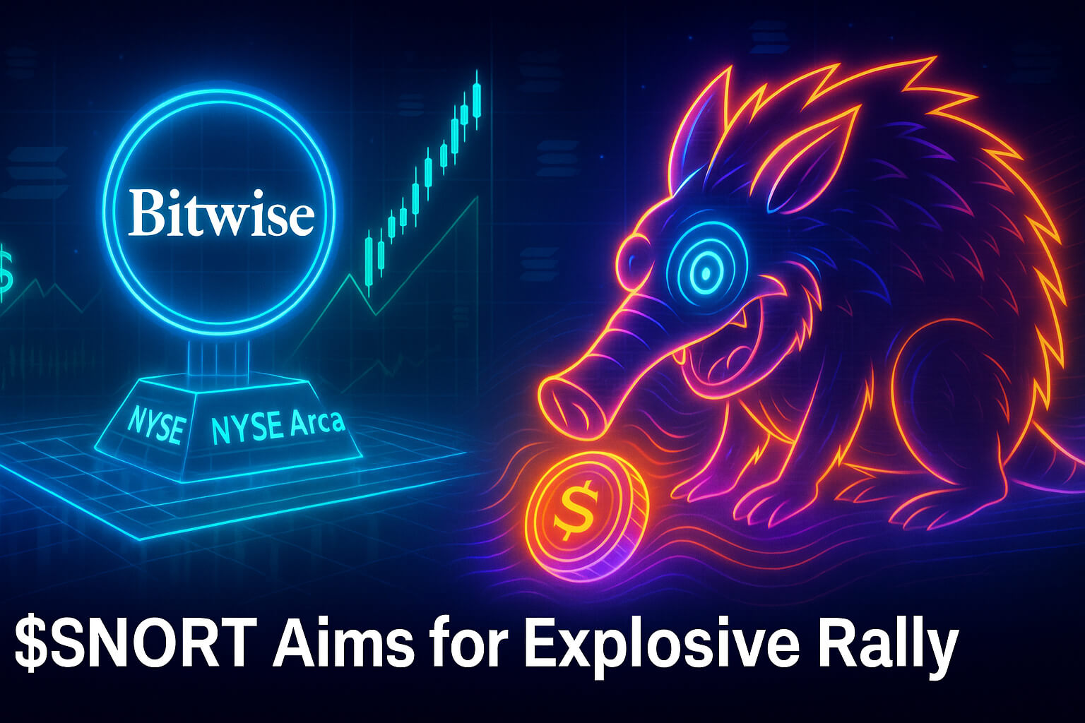 Breaking: Bitwise Solana Staking ETF Shifts to NYSE Arca – $SOL Pumps, Snorter Token in Spotlight