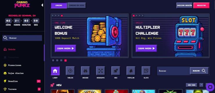 En Casino Punkz permite apostar con Ethereum desde su web
