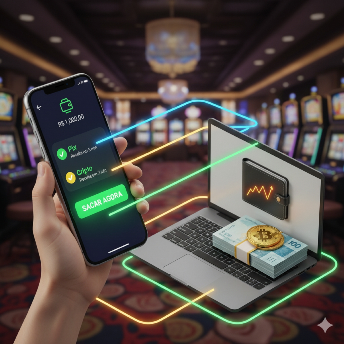 o que é cassino com saque rápido