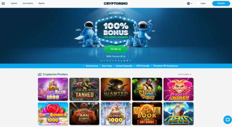 Cryptorino crypto casino