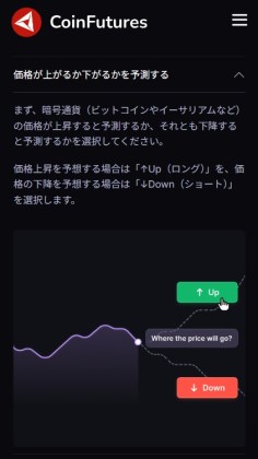 コインフューチャーズ ロング
