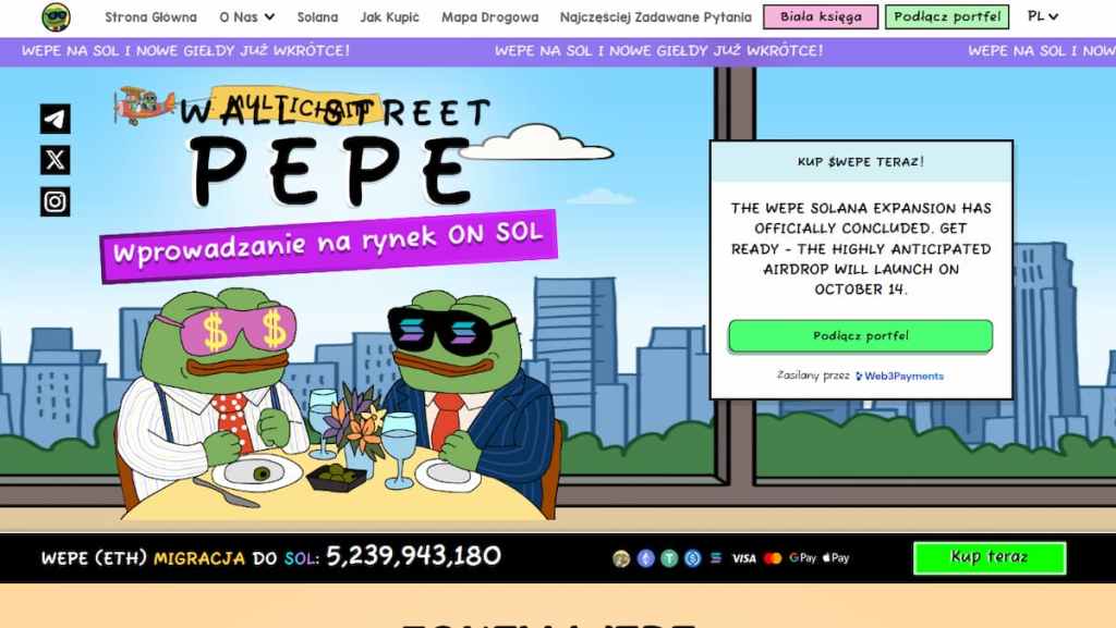 Wall Street Pepe (WEPE)