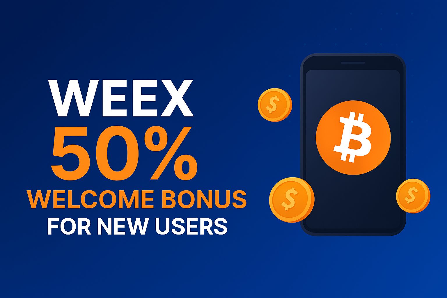 WEEX Unveils Chunky Welcome Bonus: Up to 50% in Futures Rewards for New Crypto Traders.