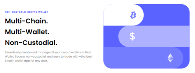 Best Wallet is the best non-custodial, multi-chain, crypto wallet.