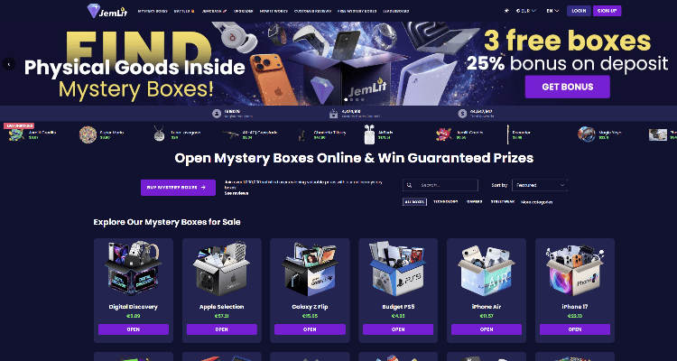 Kaip veikia JemLit dovanų dėžutės?