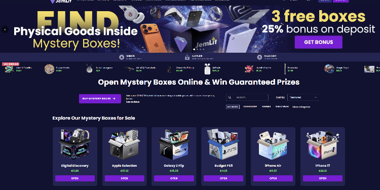 Kaip veikia JemLit dovanų dėžutės?