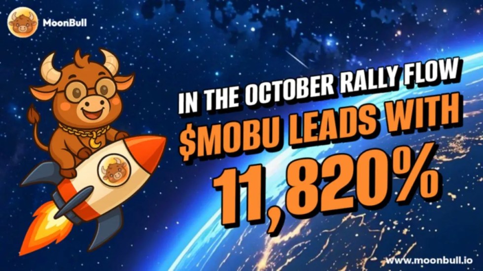 MoonBull Presale Explodes with over 11,800% Projected ROI as Uptober Sends the Market Soaring