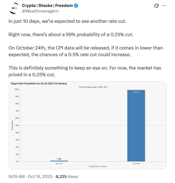 Odds of another rate cut.